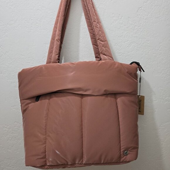 Bearpaw Puffer Quilted Tote Bag - Picture 2 of 5